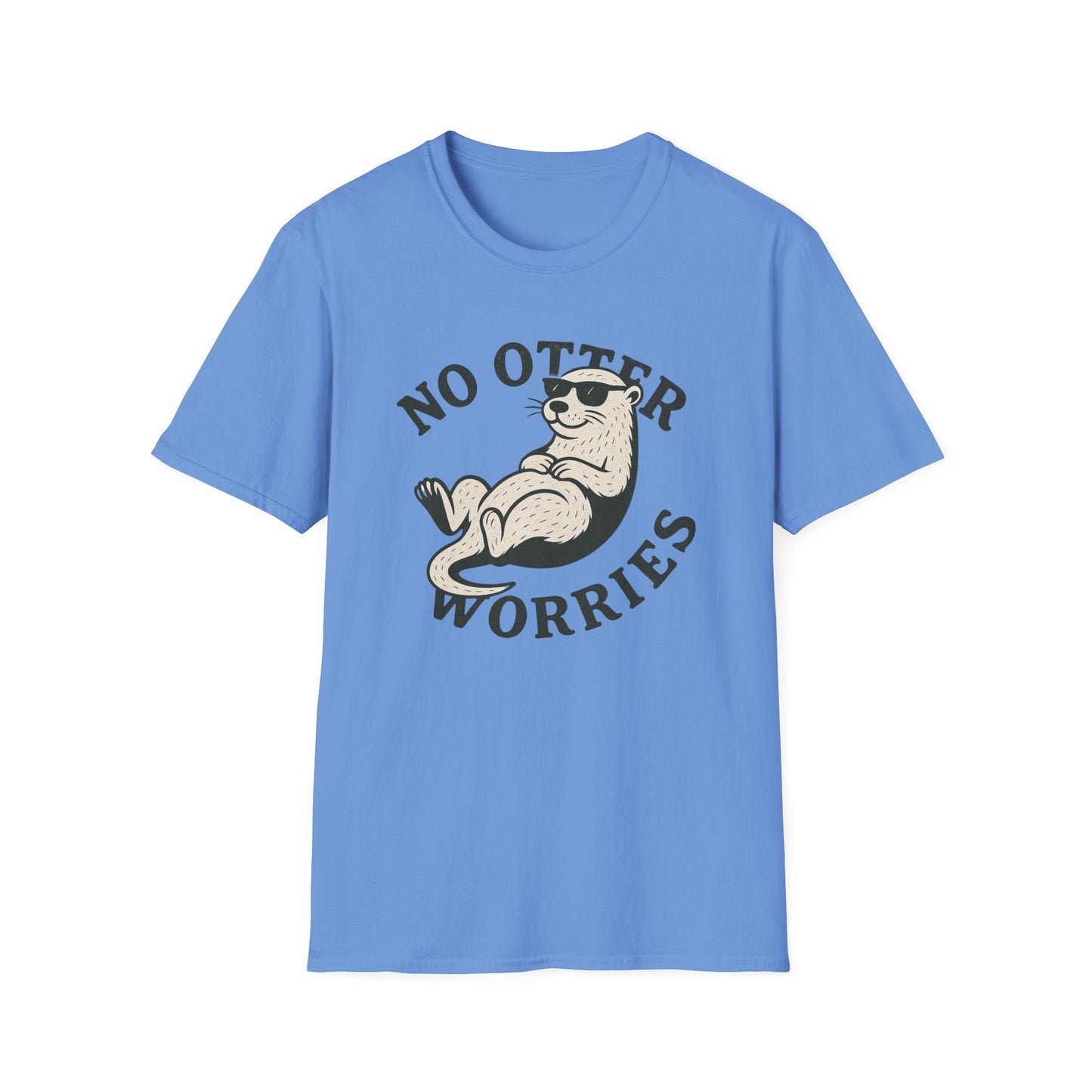 Otter T-Shirt - 'No Otter Worries' Softstyle Tee