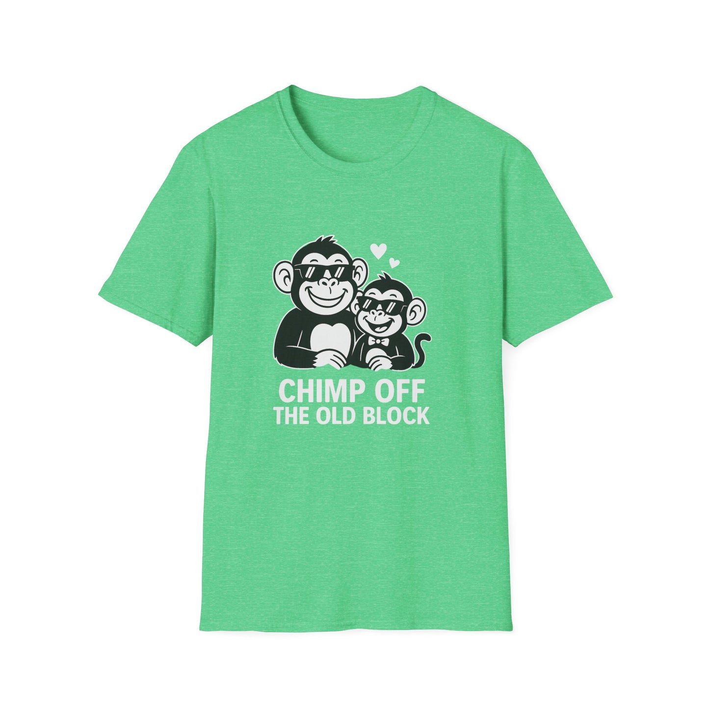 Monkey T-Shirt - 'Chimp Off the Old Block' Softstyle Tee