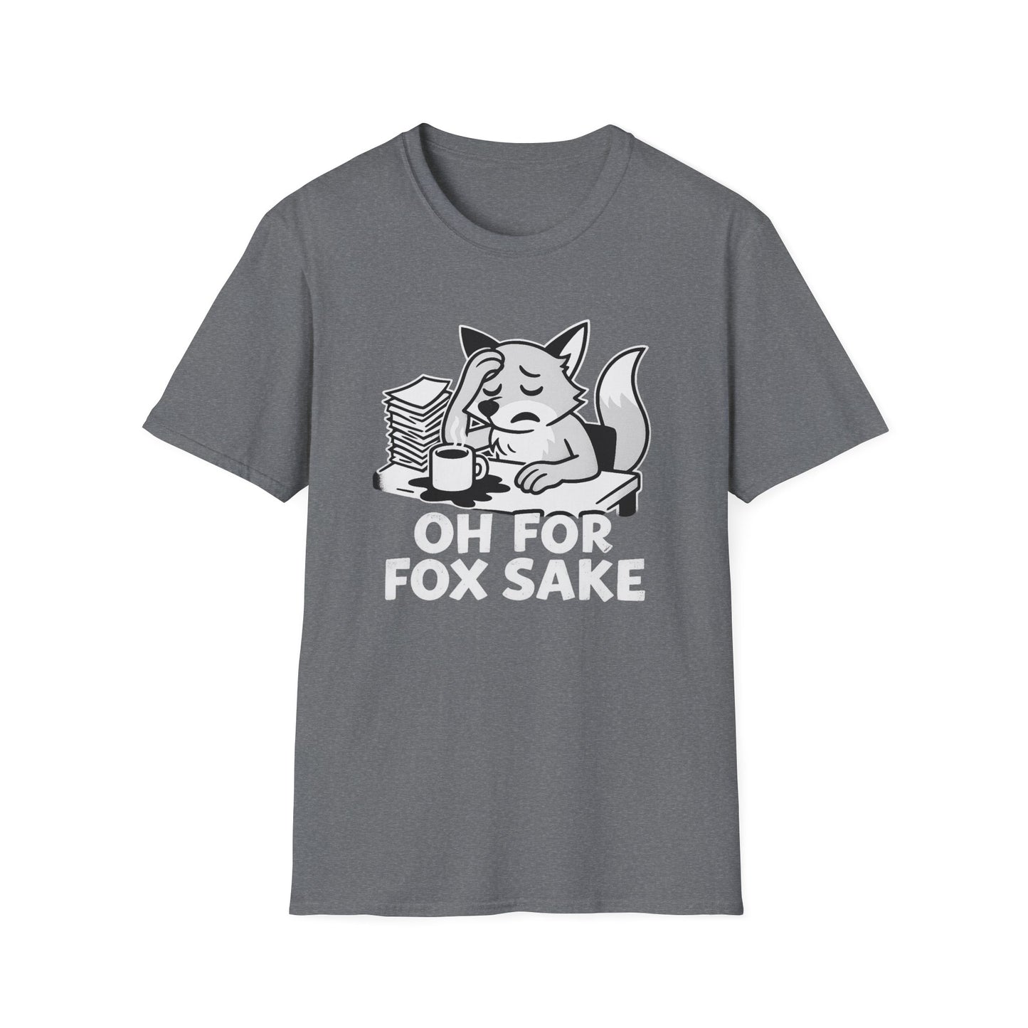 Fox T-Shirt - 'Oh For Fox Sake' Softstyle Tee