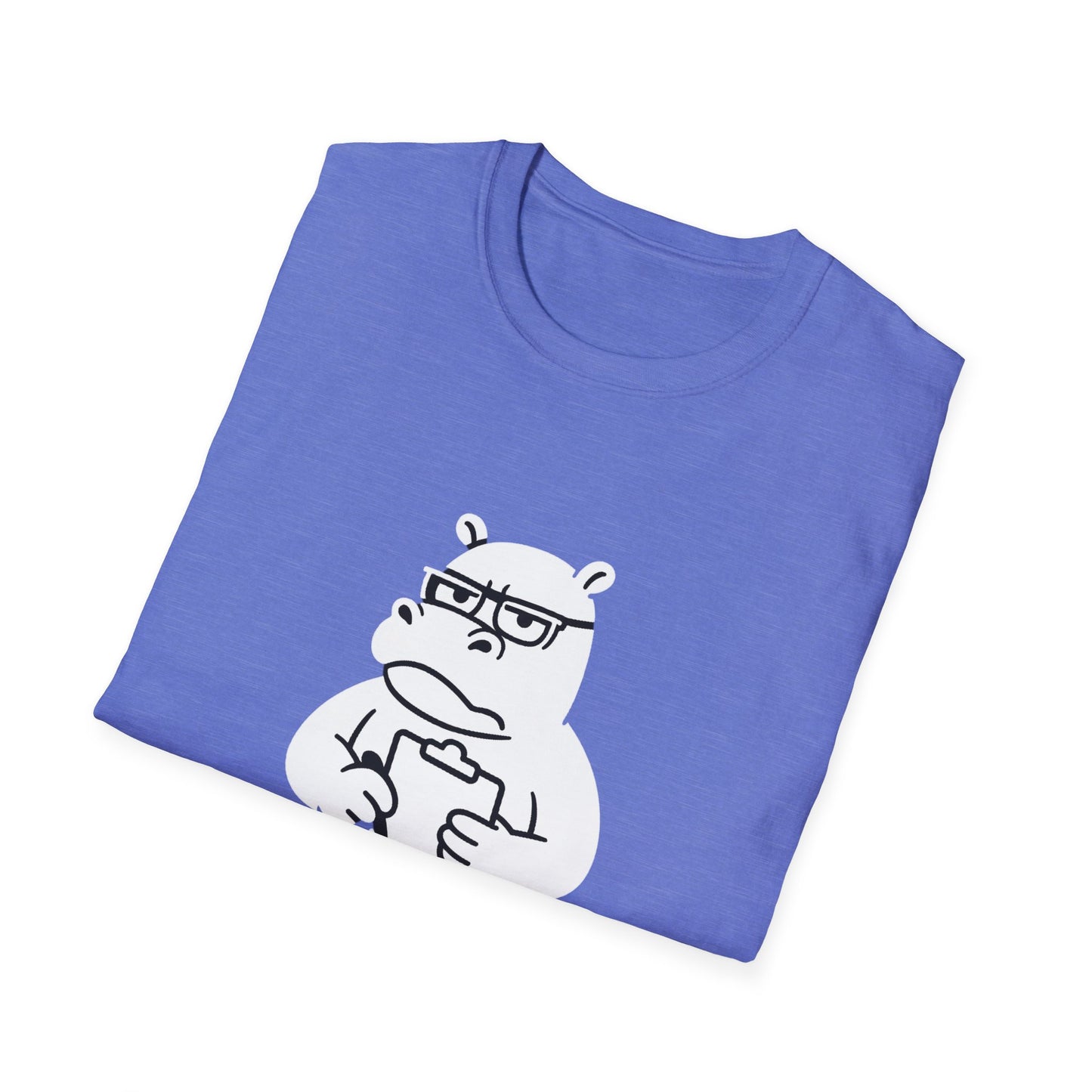 Hippo T-Shirt - 'Hippo-Critical' Softstyle Tee