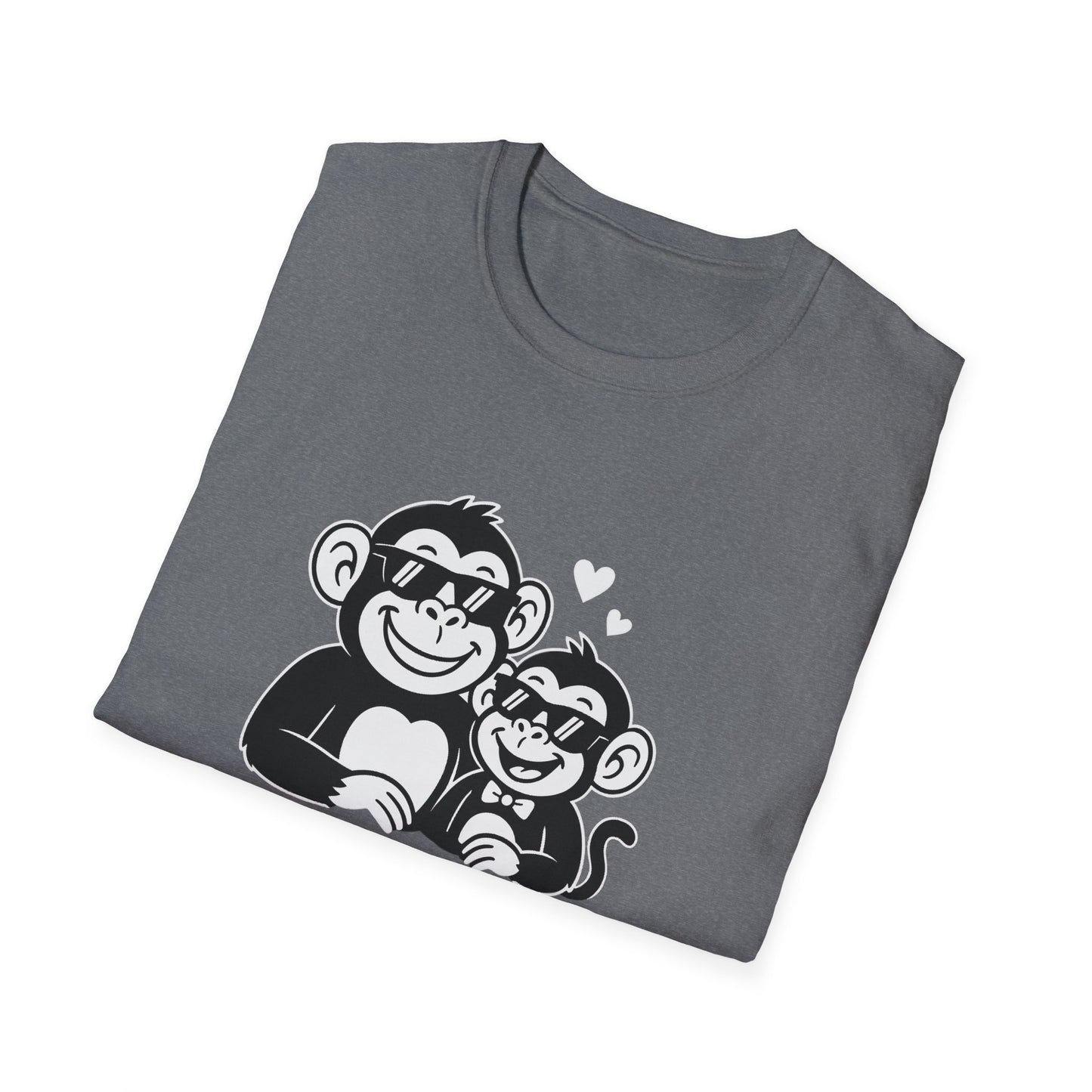 Monkey T-Shirt - 'Chimp Off the Old Block' Softstyle Tee