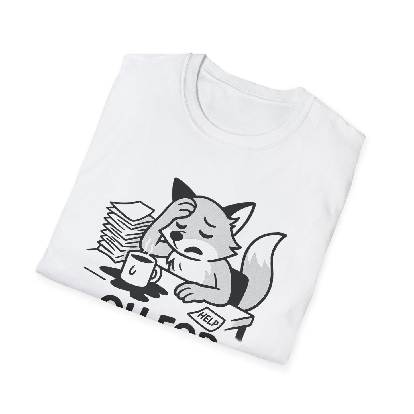 Fox T-Shirt - 'Oh For Fox Sake' Softstyle Tee