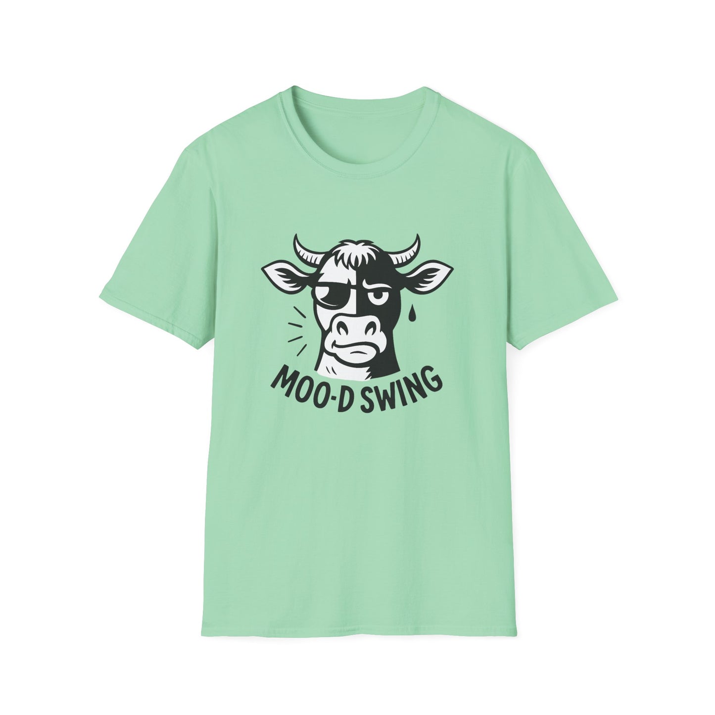 Cow T-Shirt - 'Moo-D Swing' Softstyle Tee