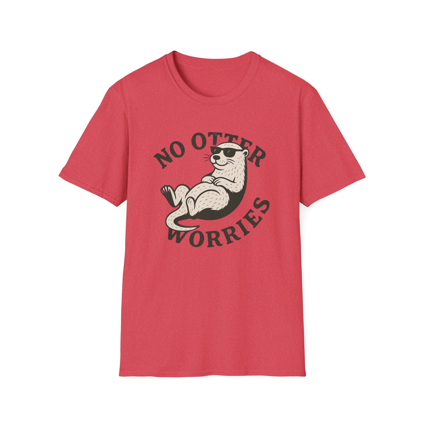Otter T-Shirt - 'No Otter Worries' Softstyle Tee