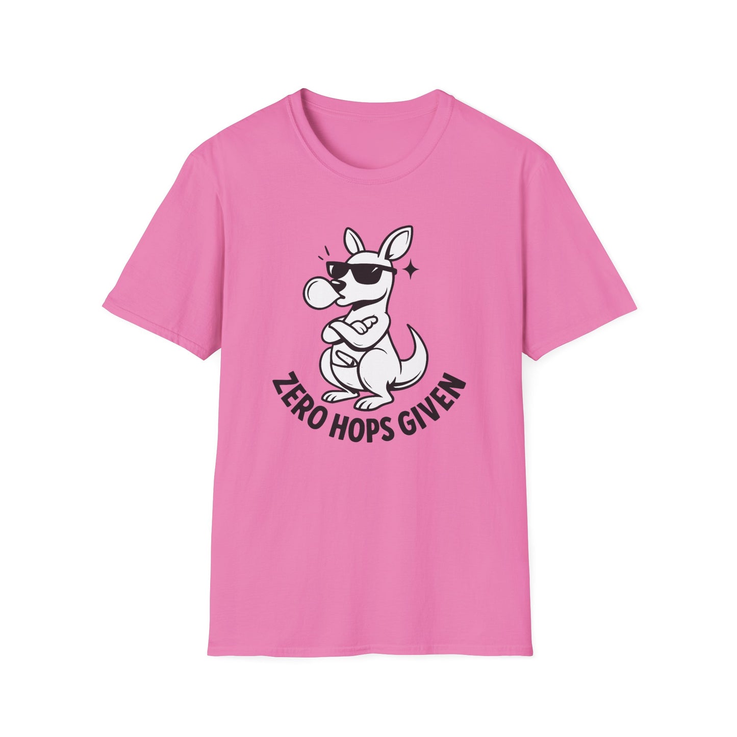 Kangaroo T-shirt - 'Zero Hops Given Tee' Softstyle Tee