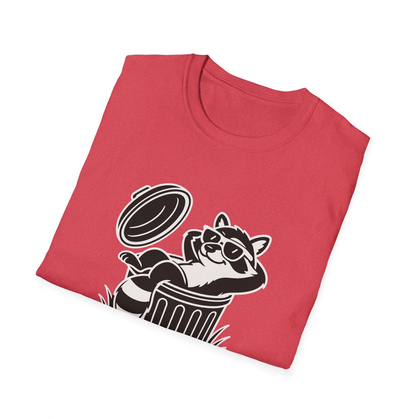 Racoon T-Shirt - 'Don't Trash My Vibe' Softstyle Tee