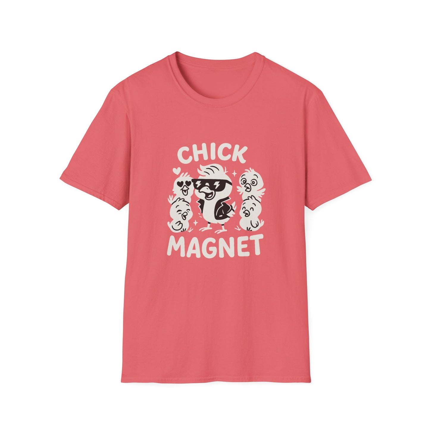 Chick T-Shirt - 'Chick Magnet' Softstyle Tee
