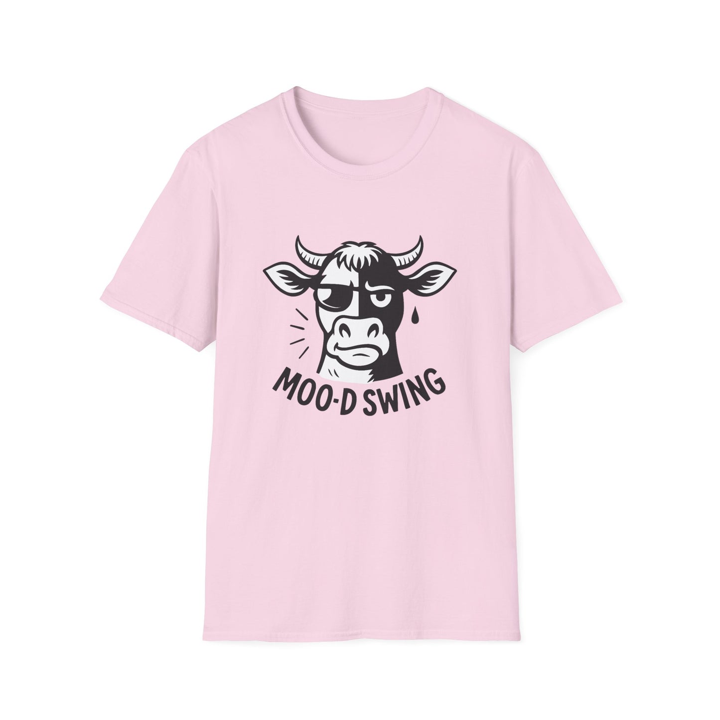 Cow T-Shirt - 'Moo-D Swing' Softstyle Tee