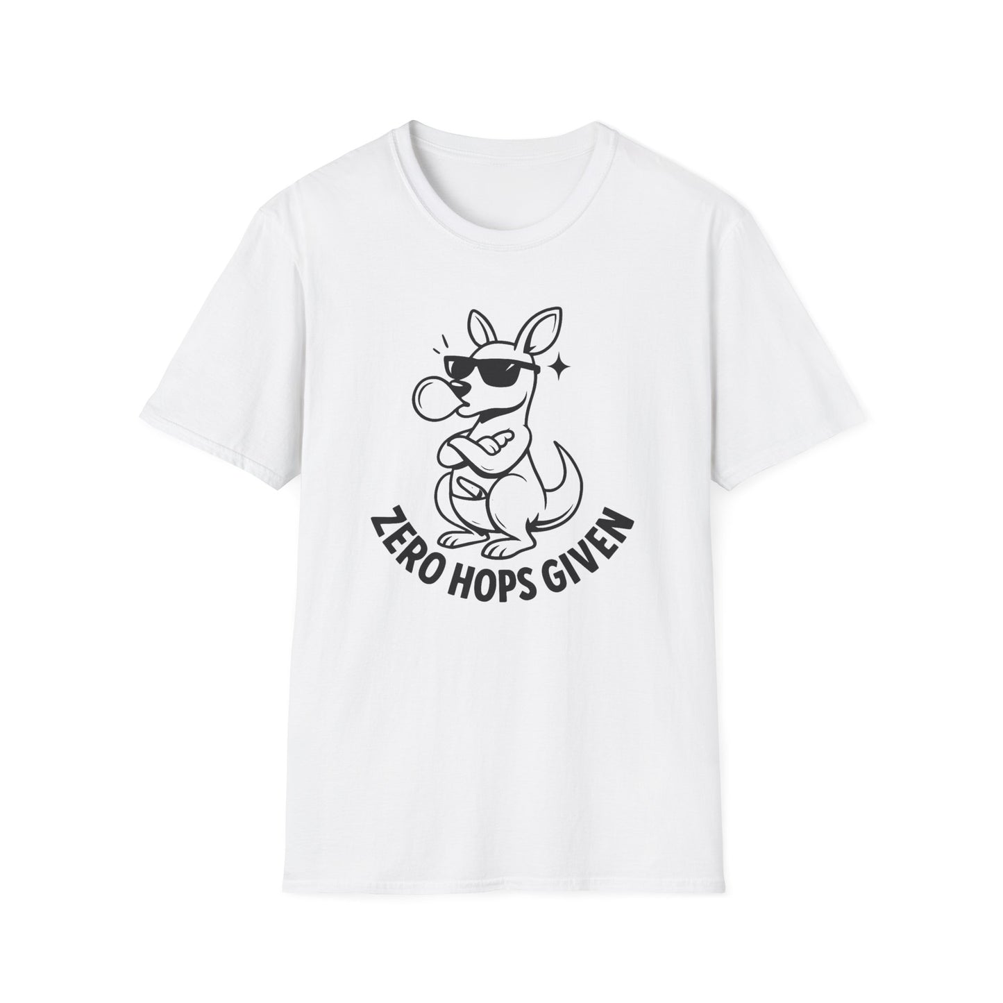 Kangaroo T-shirt - 'Zero Hops Given Tee' Softstyle Tee