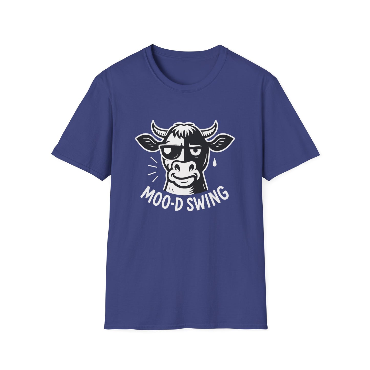 Cow T-Shirt - 'Moo-D Swing' Softstyle Tee
