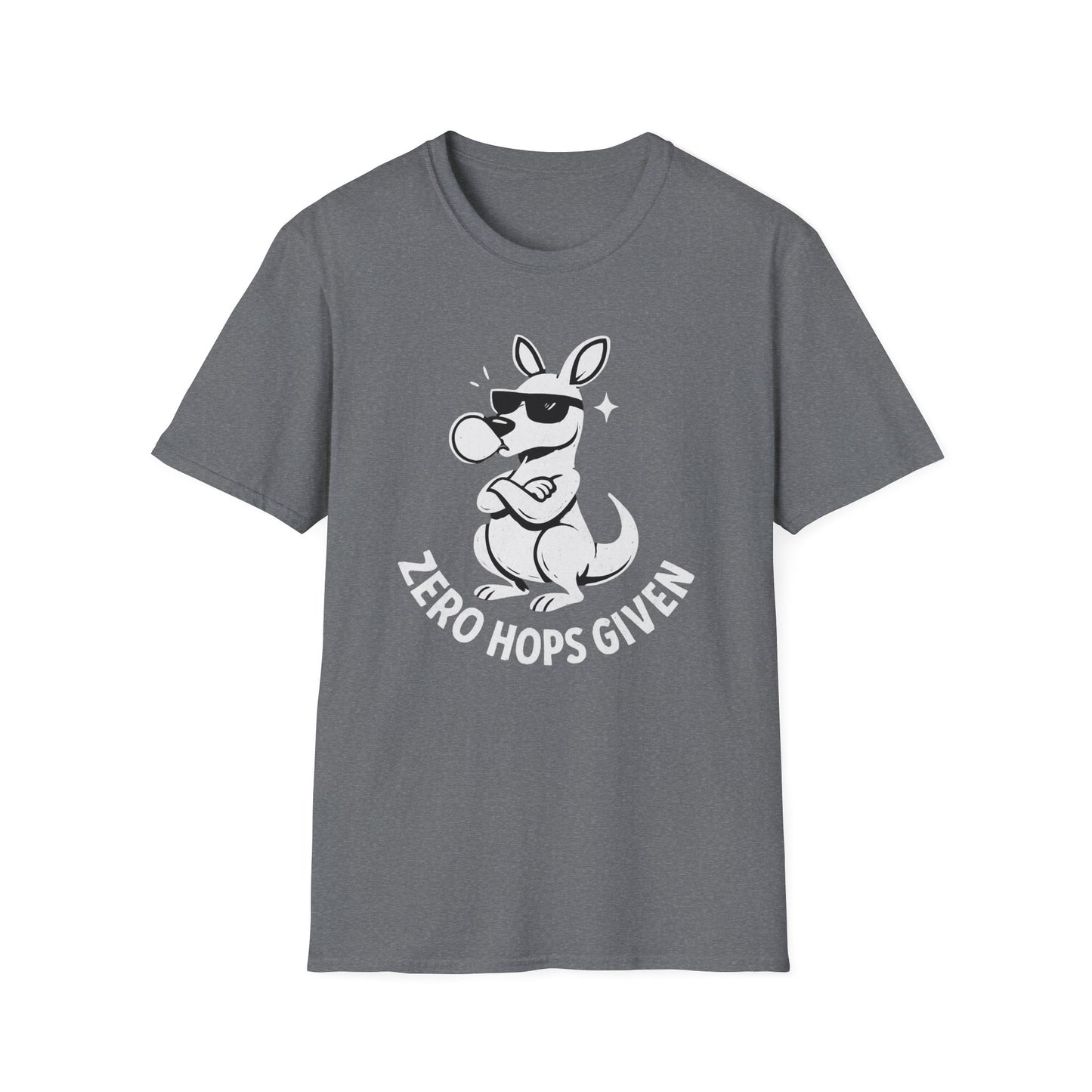 Kangaroo T-shirt - 'Zero Hops Given Tee' Softstyle Tee