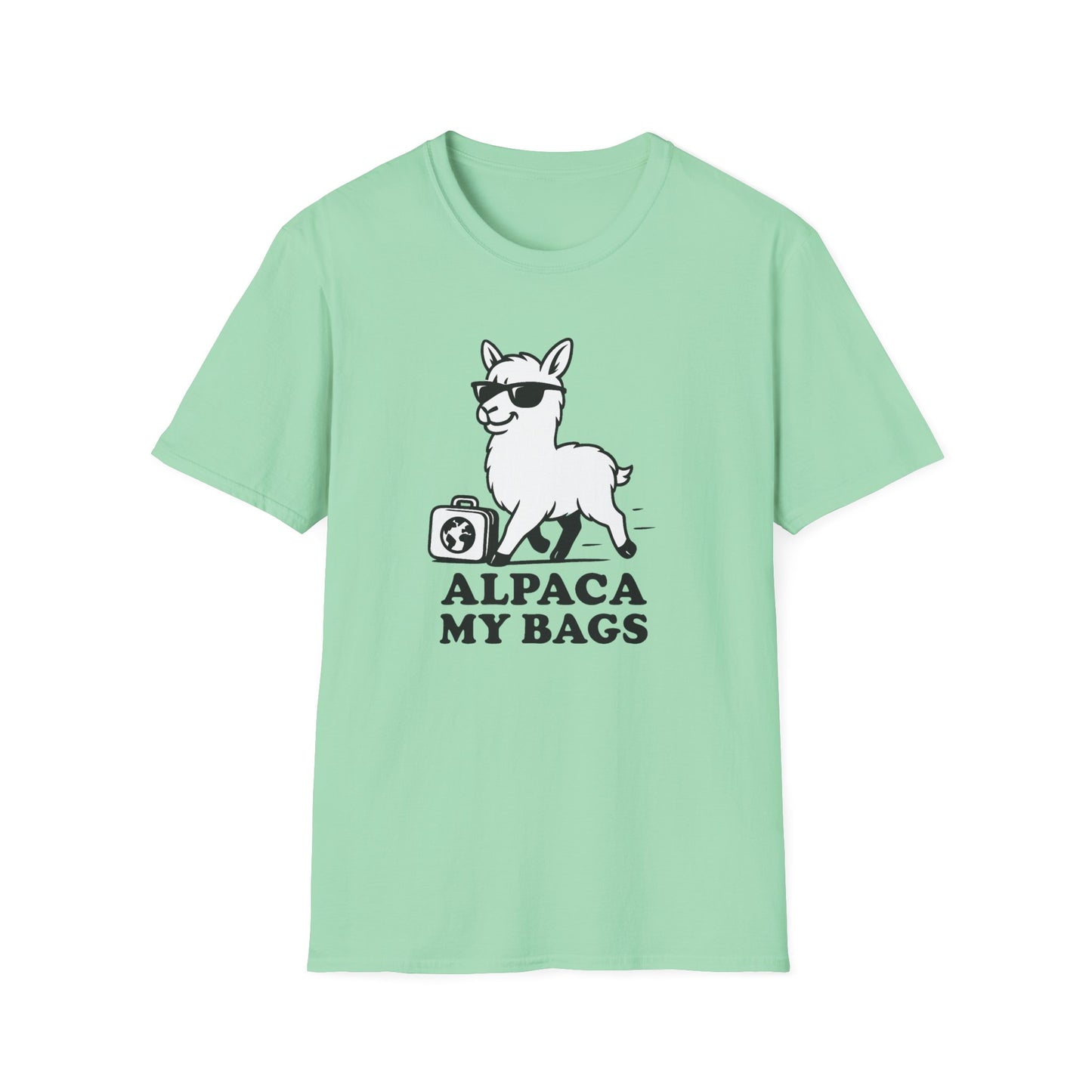 Alpaca T-Shirt - 'Alpaca My Bags' Softstyle Tee