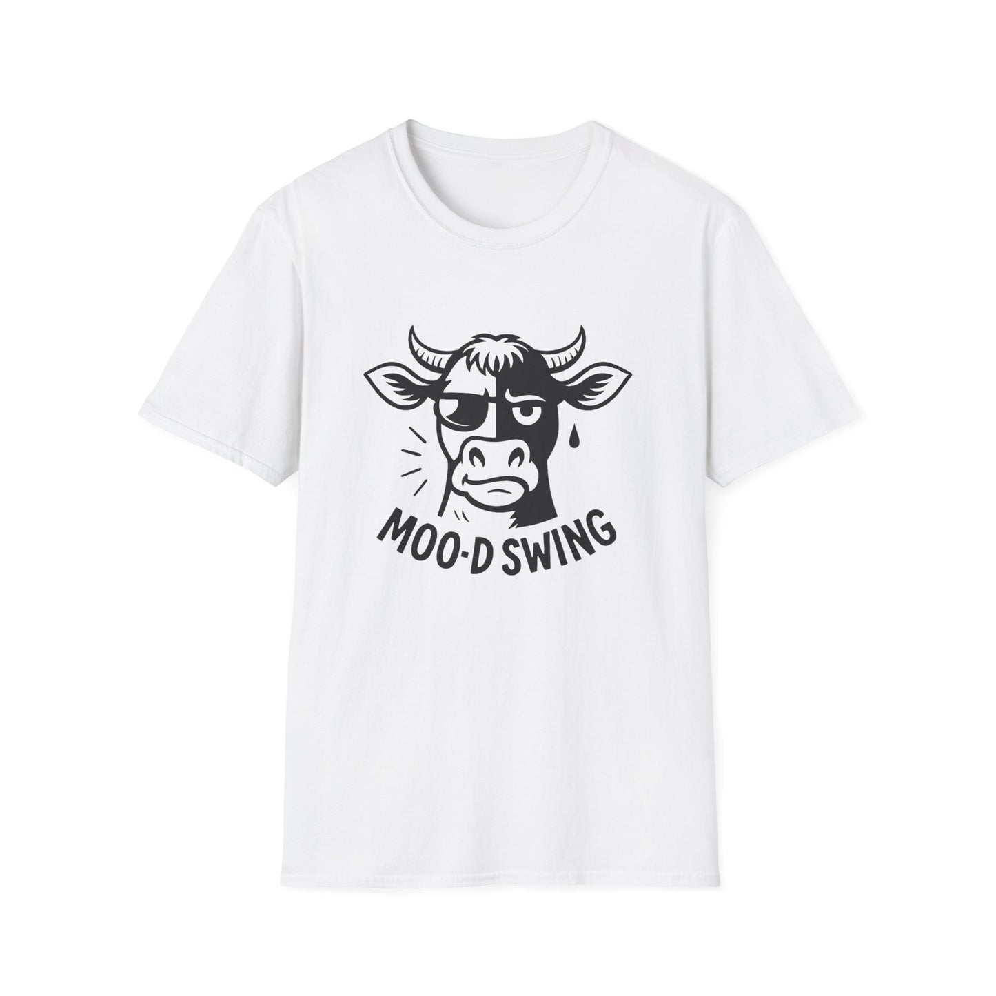 Cow T-Shirt - 'Moo-D Swing' Softstyle Tee