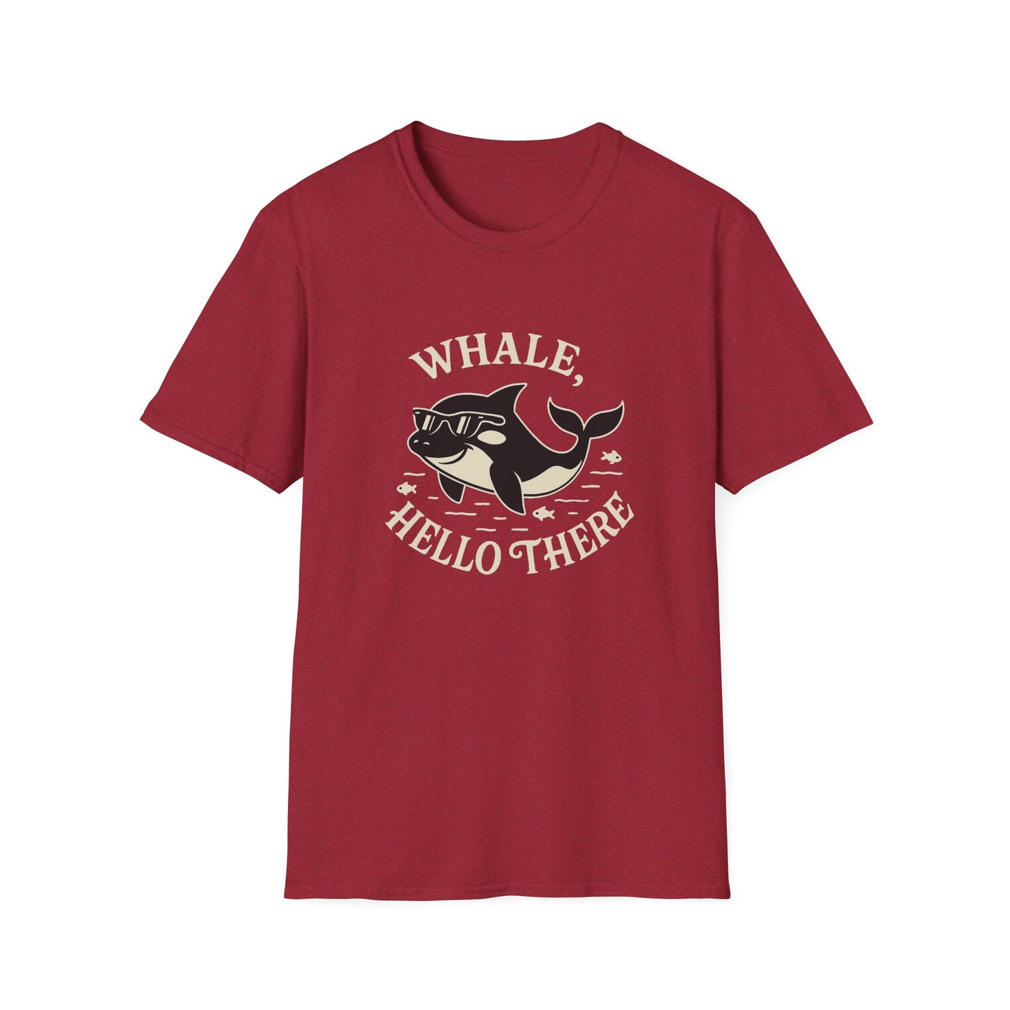 Whale T-Shirt - 'Whale Hello There' Softstyle Tee