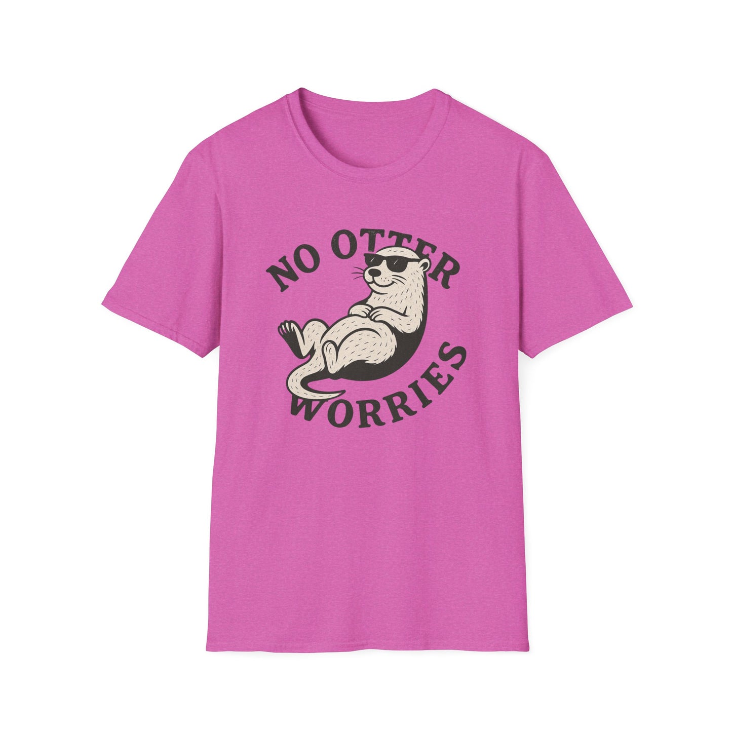 Otter T-Shirt - 'No Otter Worries' Softstyle Tee