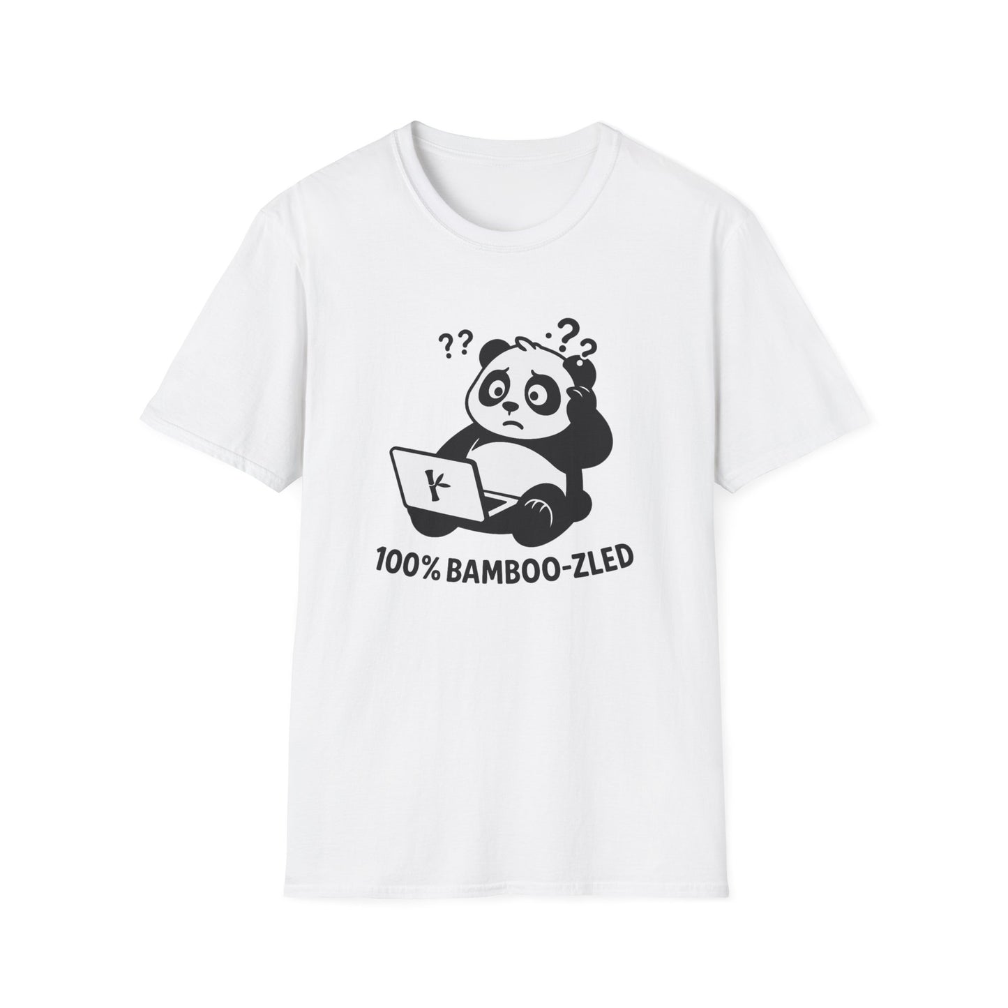 Panda T-Shirt - '100% Bamboozled' Softstyle Tee