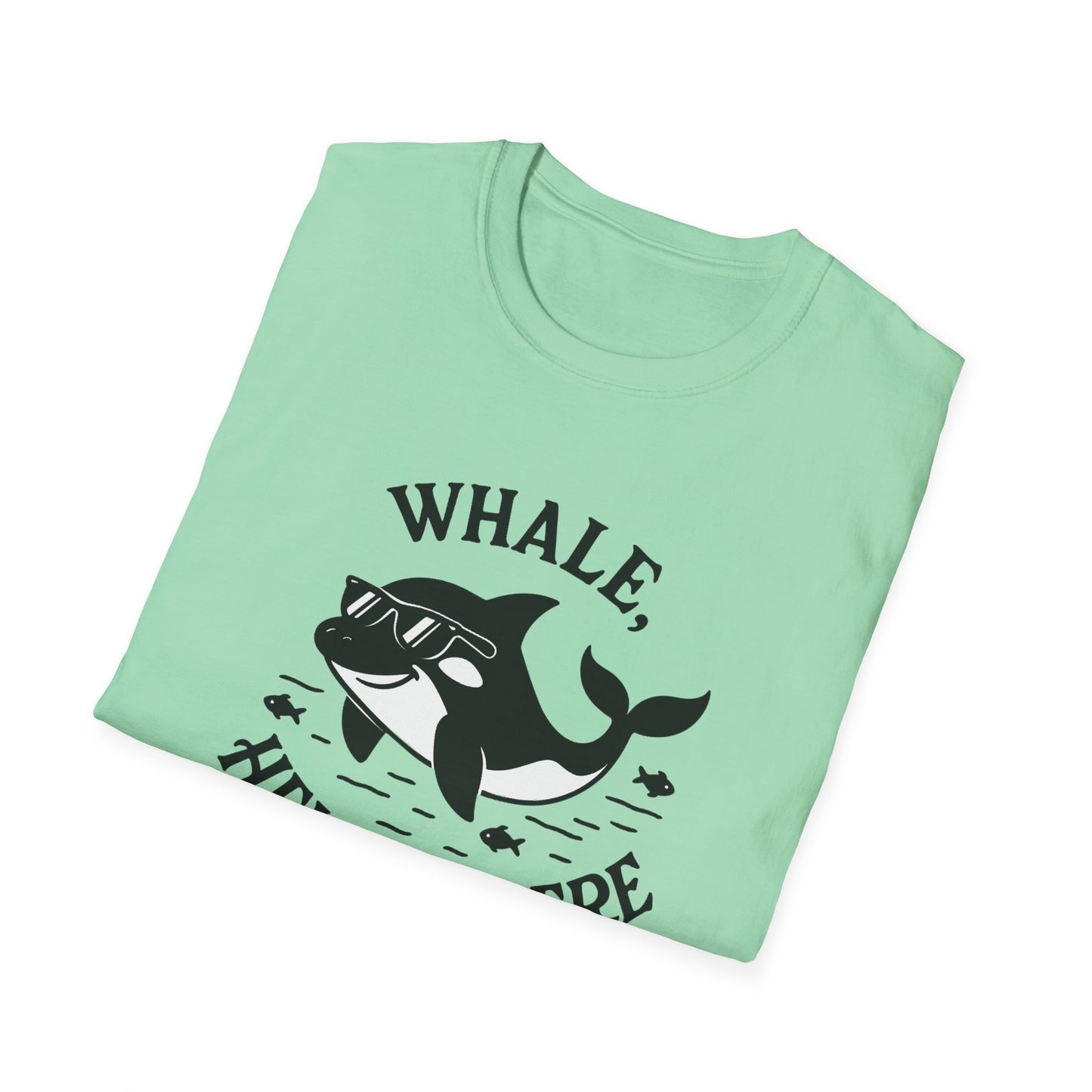 Whale T-Shirt - 'Whale Hello There' Softstyle Tee