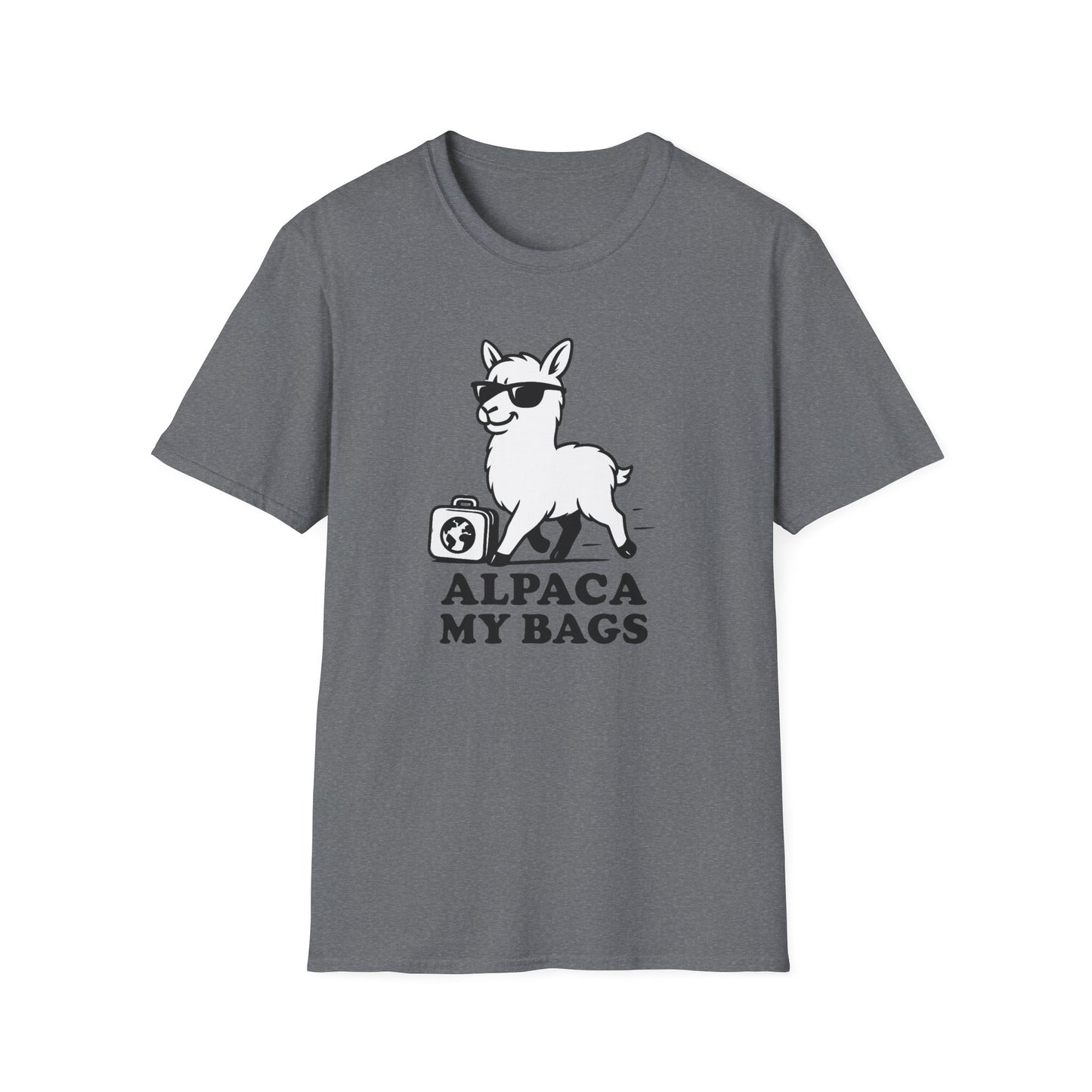 Alpaca T-Shirt - 'Alpaca My Bags' Softstyle Tee