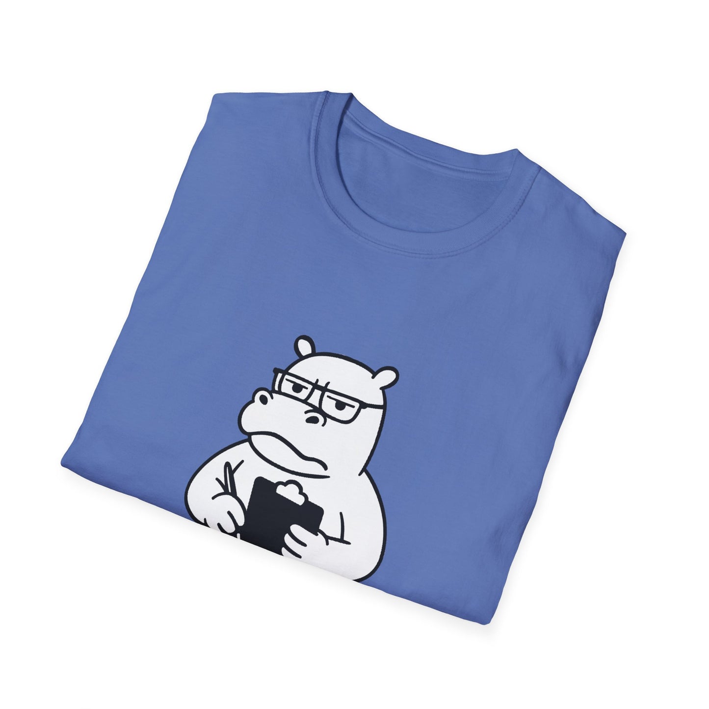 Hippo T-Shirt - 'Hippo-Critical' Softstyle Tee