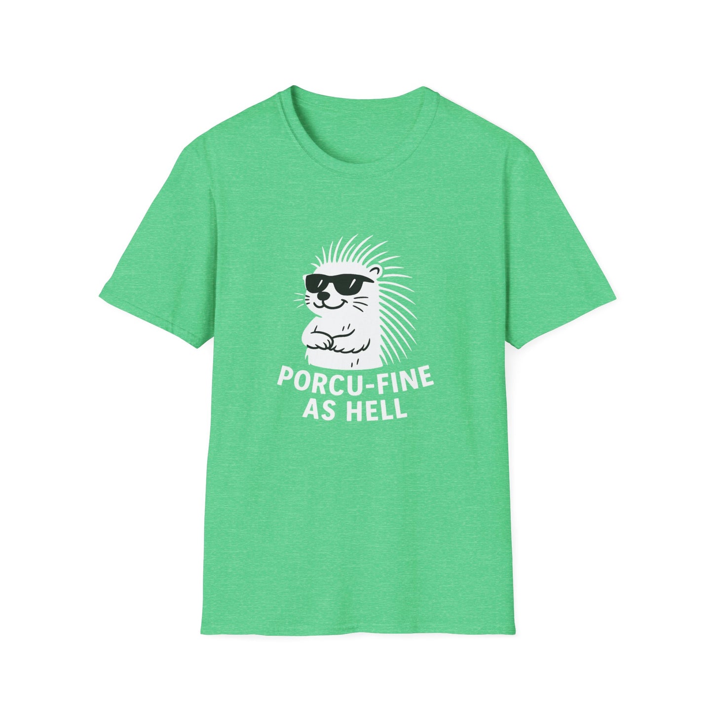 Porcupine T-Shirt - 'Porcu-Fine' Softstyle Tee