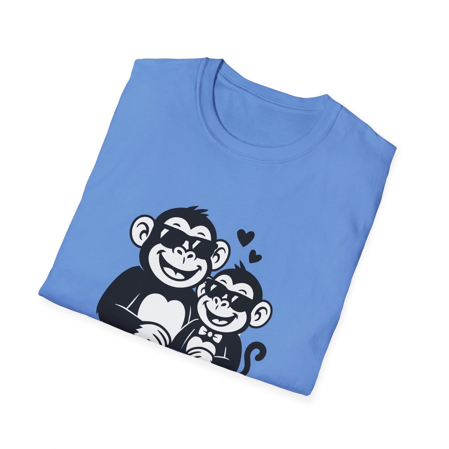 Monkey T-Shirt - 'Chimp Off the Old Block' Softstyle Tee