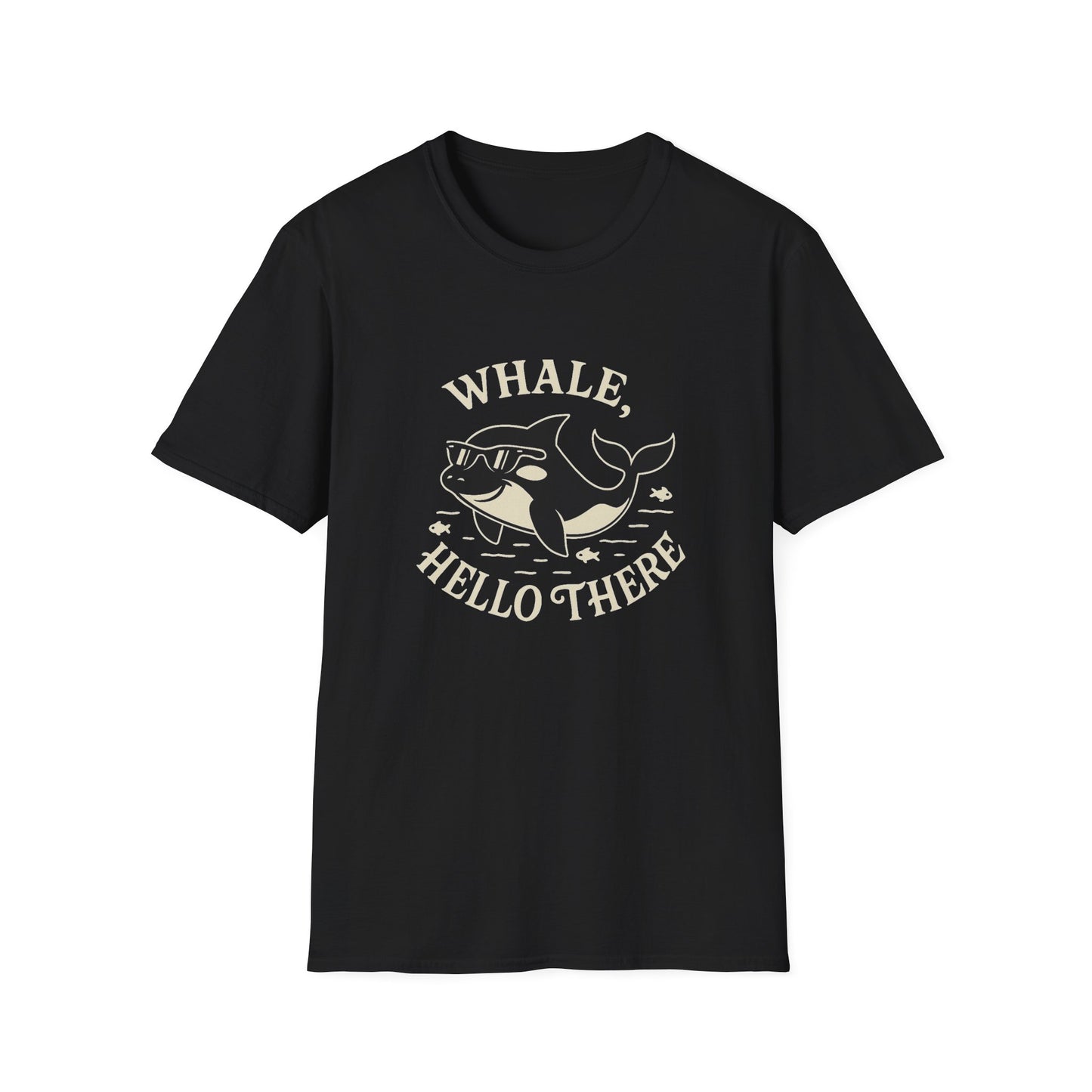 Whale T-Shirt - 'Whale Hello There' Softstyle Tee