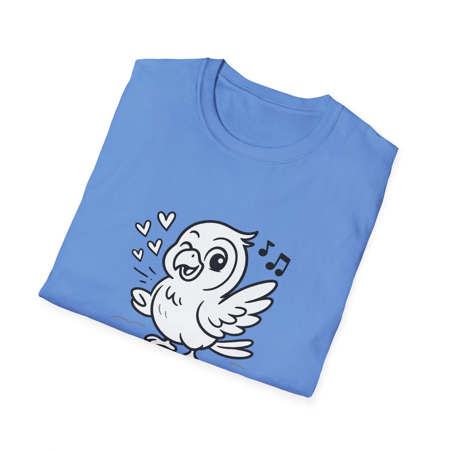Bird T-Shirt - 'Talk Biiirdy To Me' Softstyle Tee