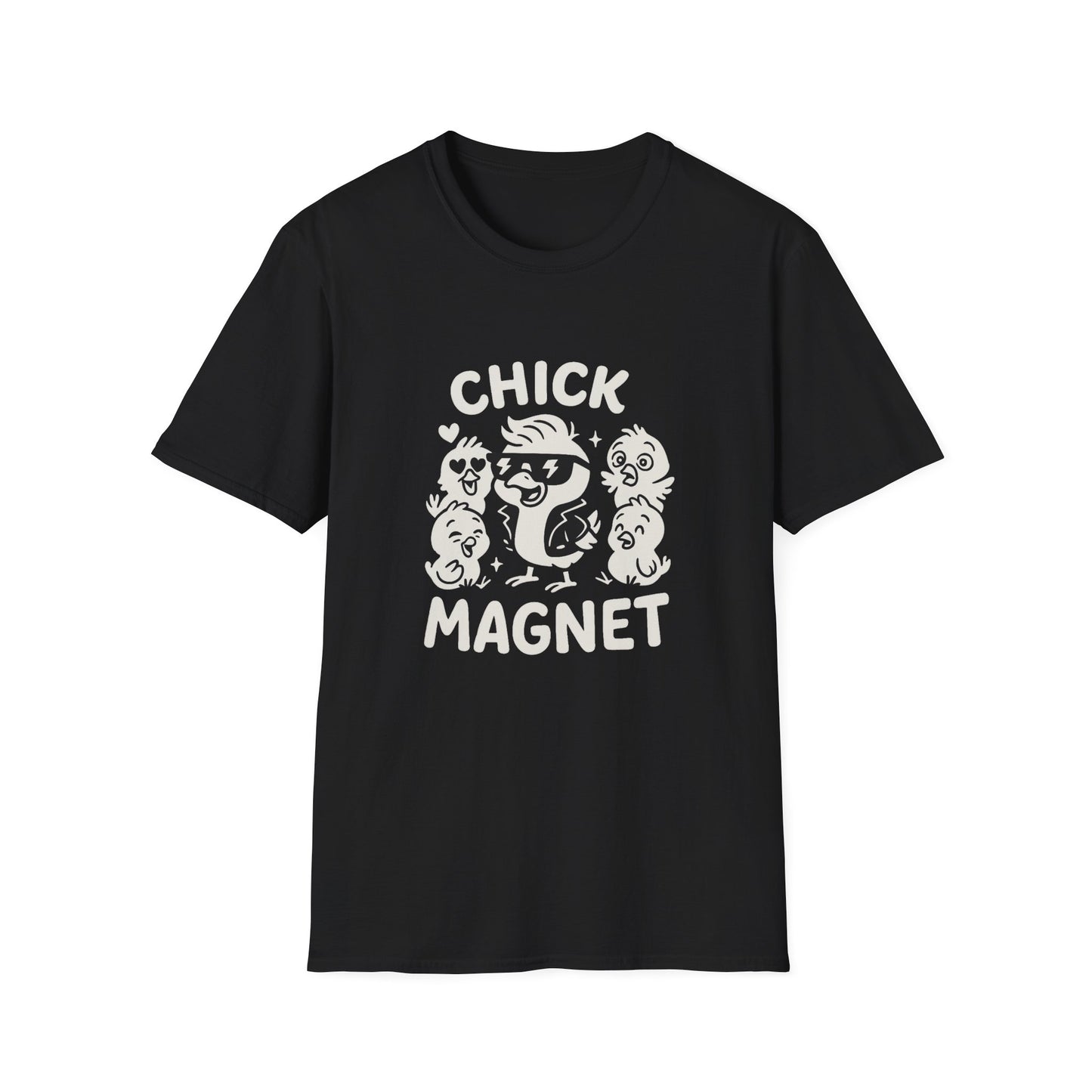 Chick T-Shirt - 'Chick Magnet' Softstyle Tee