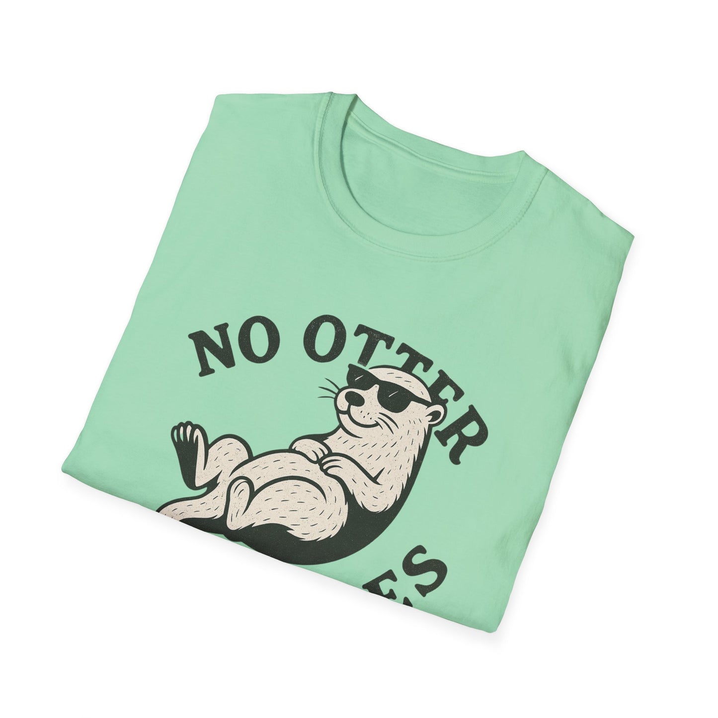 Otter T-Shirt - 'No Otter Worries' Softstyle Tee