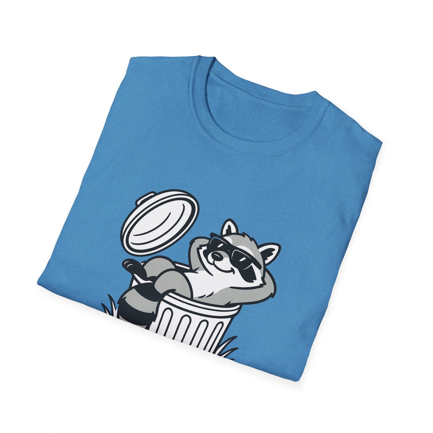 Racoon T-Shirt - 'Don't Trash My Vibe' Softstyle Tee