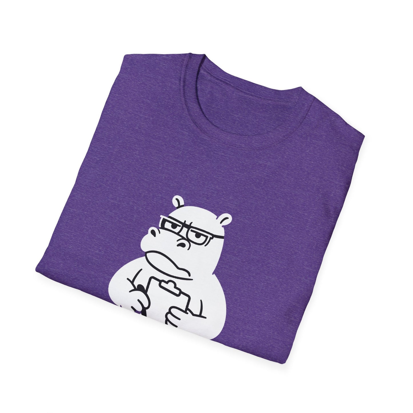 Hippo T-Shirt - 'Hippo-Critical' Softstyle Tee