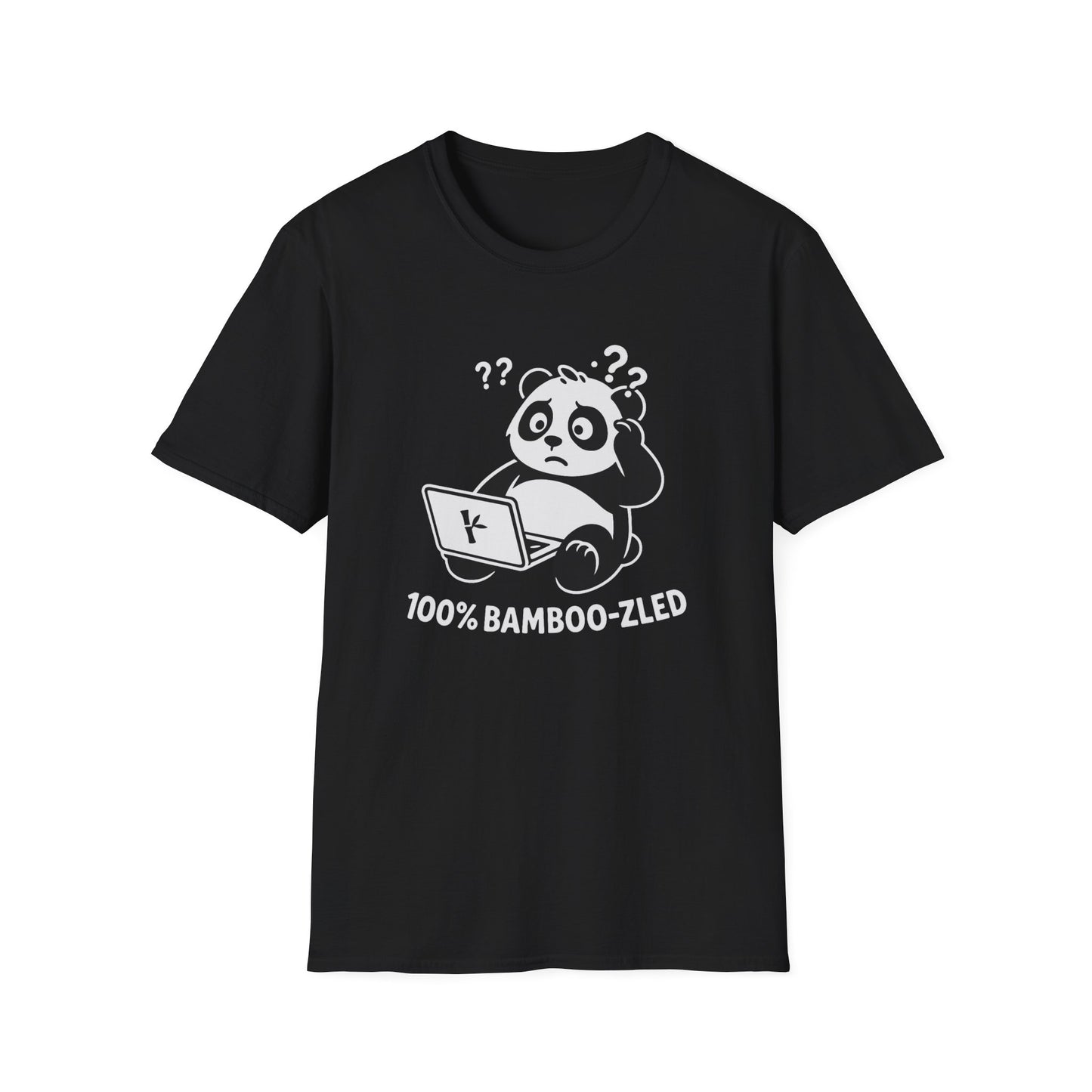 Panda T-Shirt - '100% Bamboozled' Softstyle Tee