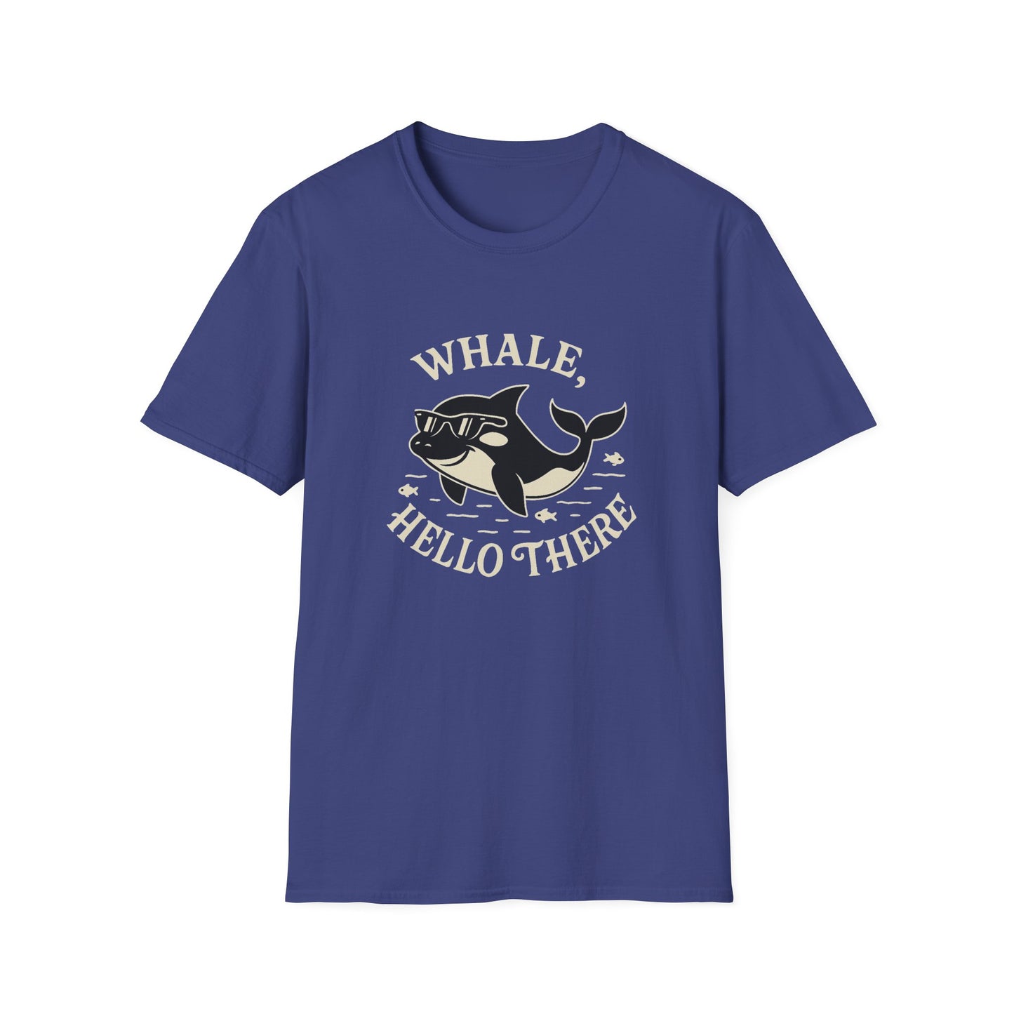 Whale T-Shirt - 'Whale Hello There' Softstyle Tee
