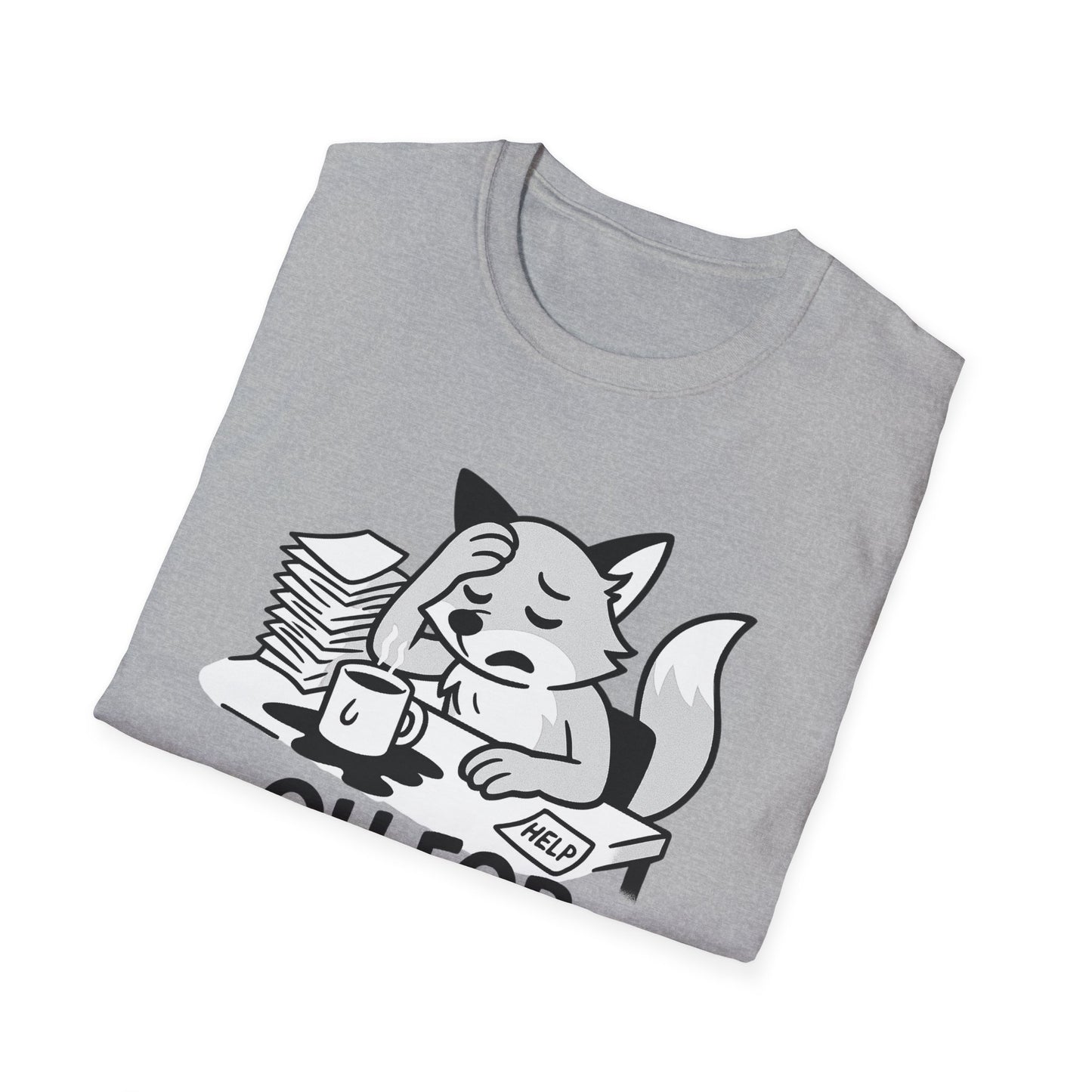 Fox T-Shirt - 'Oh For Fox Sake' Softstyle Tee