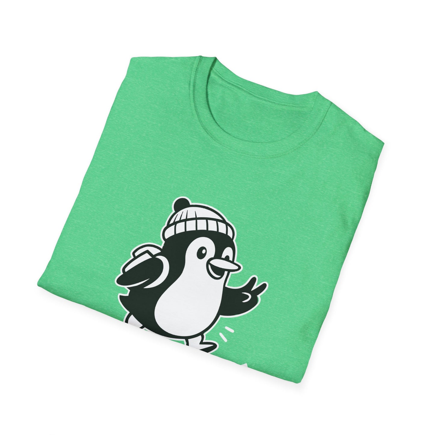 Penguin T-Shirt - 'Just Wingin' It' Softstyle Tee