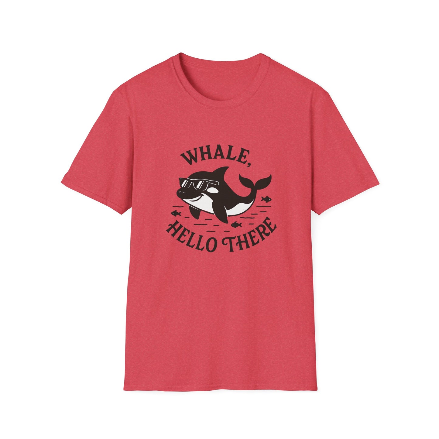 Whale T-Shirt - 'Whale Hello There' Softstyle Tee
