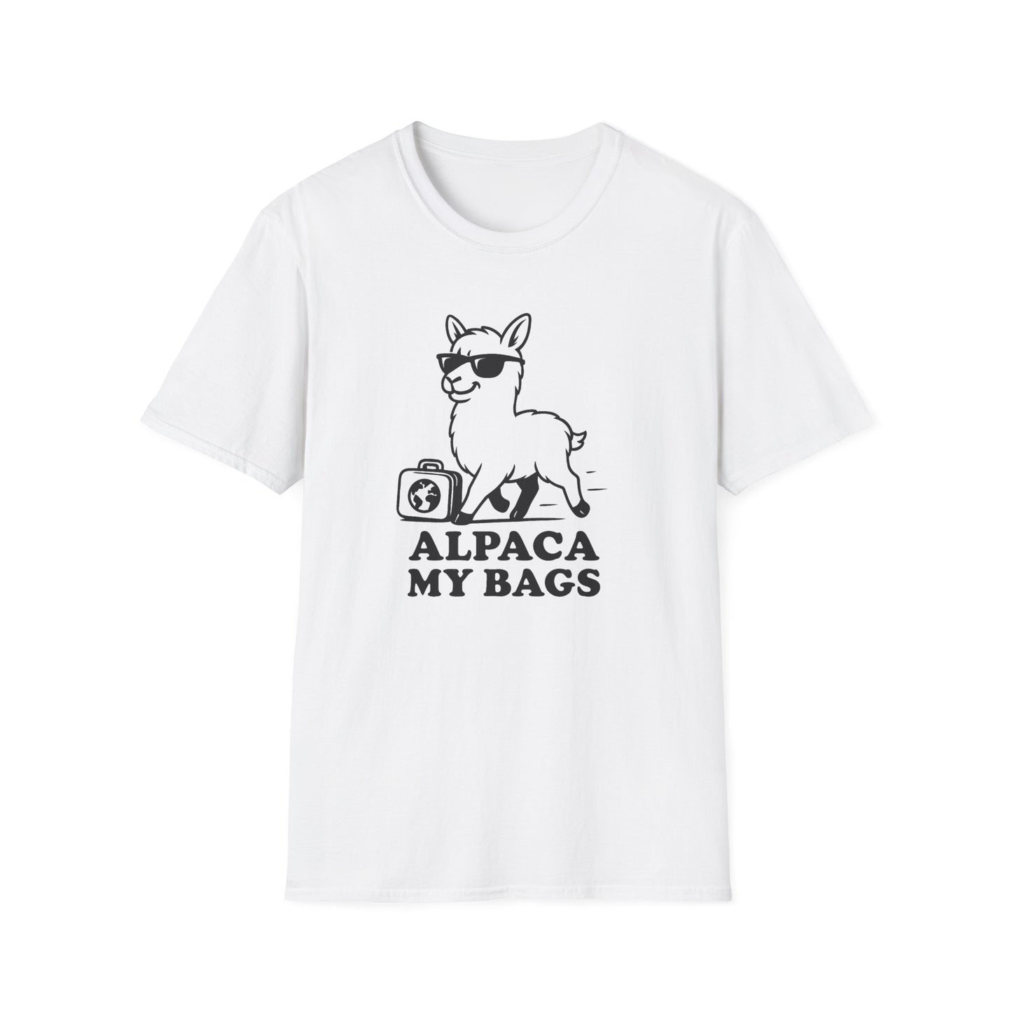 Alpaca T-Shirt - 'Alpaca My Bags' Softstyle Tee
