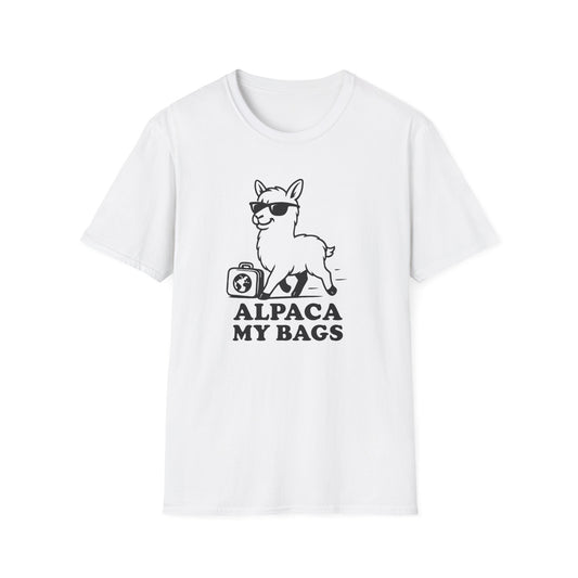 Alpaca T-Shirt - 'Alpaca My Bags' Softstyle Tee