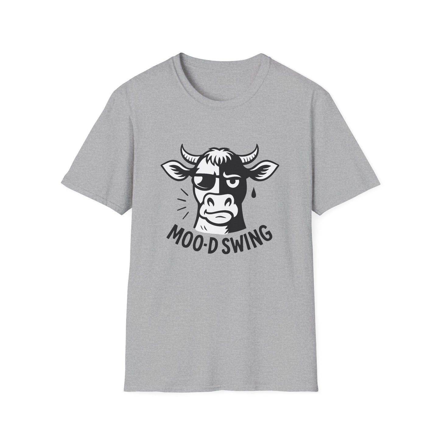 Cow T-Shirt - 'Moo-D Swing' Softstyle Tee
