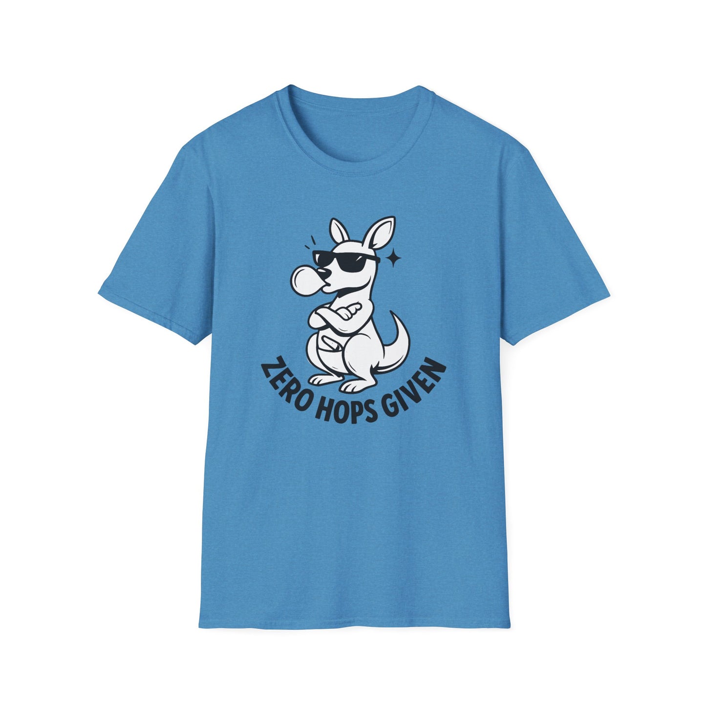 Kangaroo T-shirt - 'Zero Hops Given Tee' Softstyle Tee