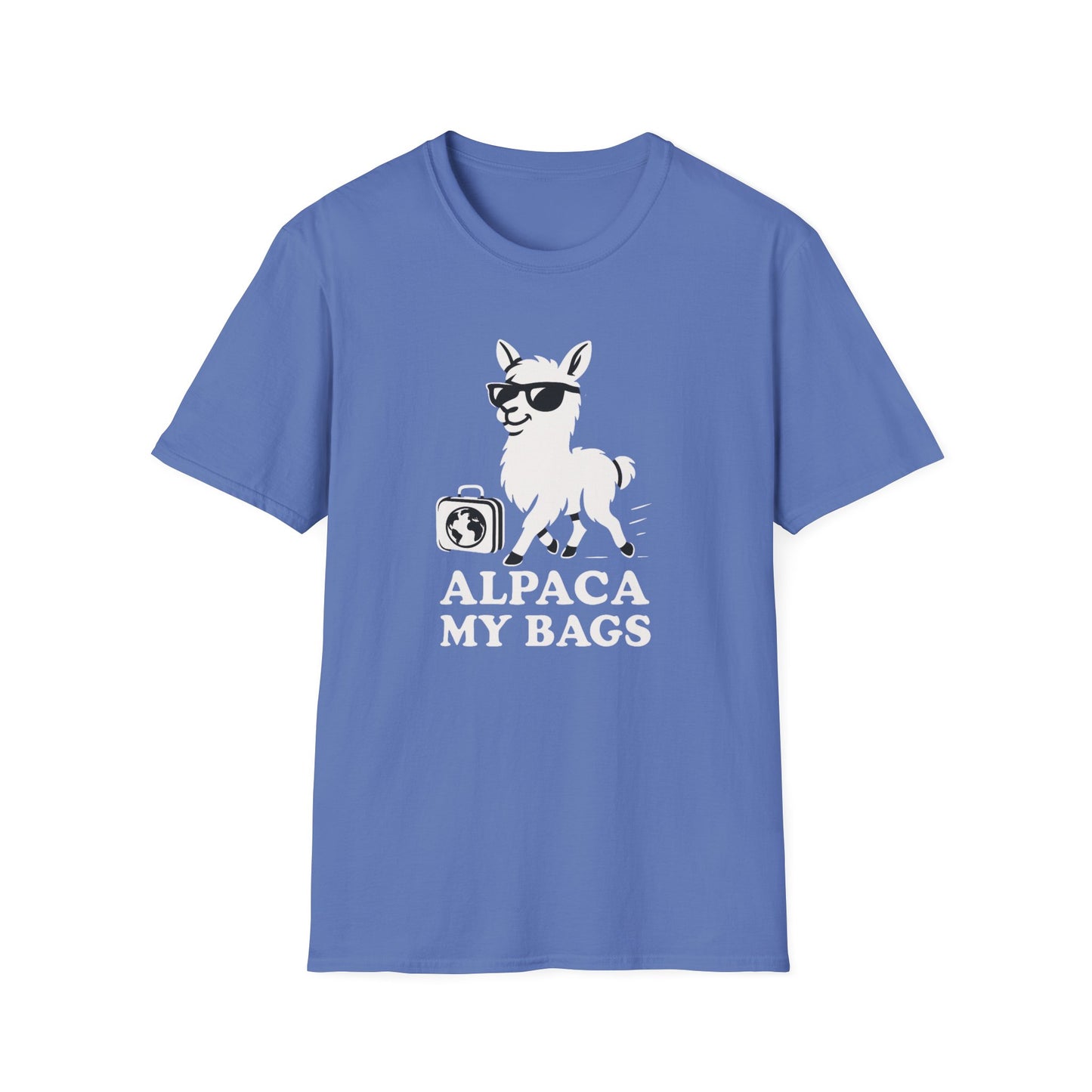 Alpaca T-Shirt - 'Alpaca My Bags' Softstyle Tee