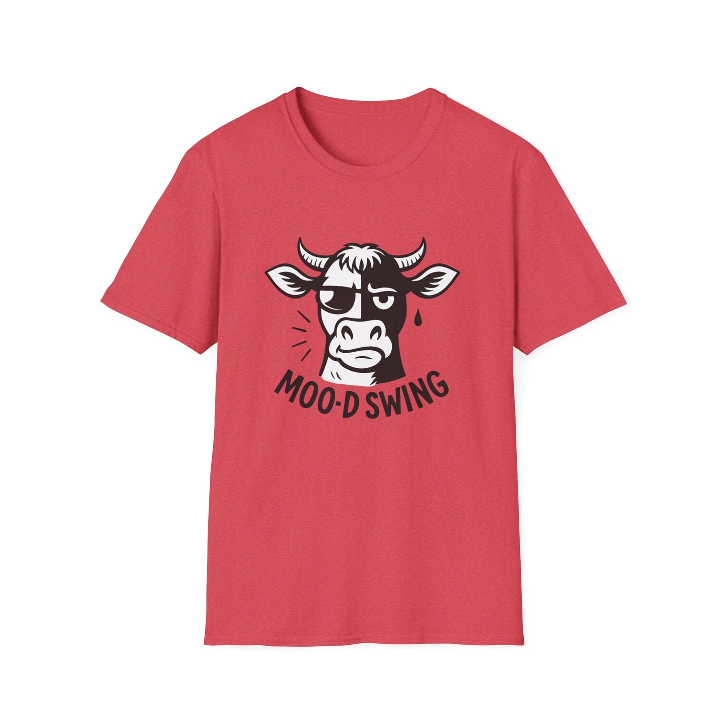 Cow T-Shirt - 'Moo-D Swing' Softstyle Tee
