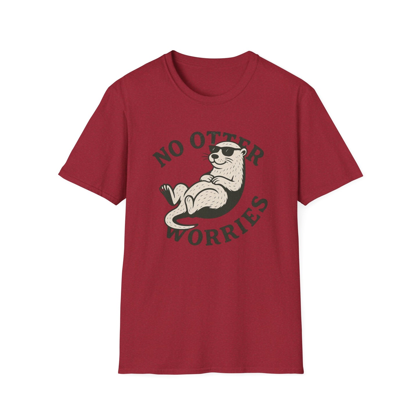 Otter T-Shirt - 'No Otter Worries' Softstyle Tee