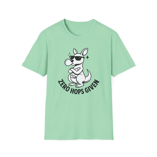 Kangaroo T-shirt - 'Zero Hops Given Tee' Softstyle Tee