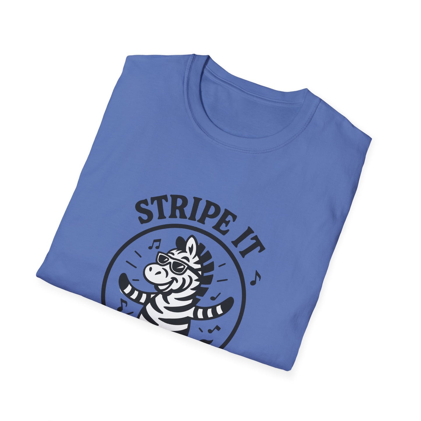 Zebra T-Shirt - 'Stripe It Like Hot' Softstyle Tee