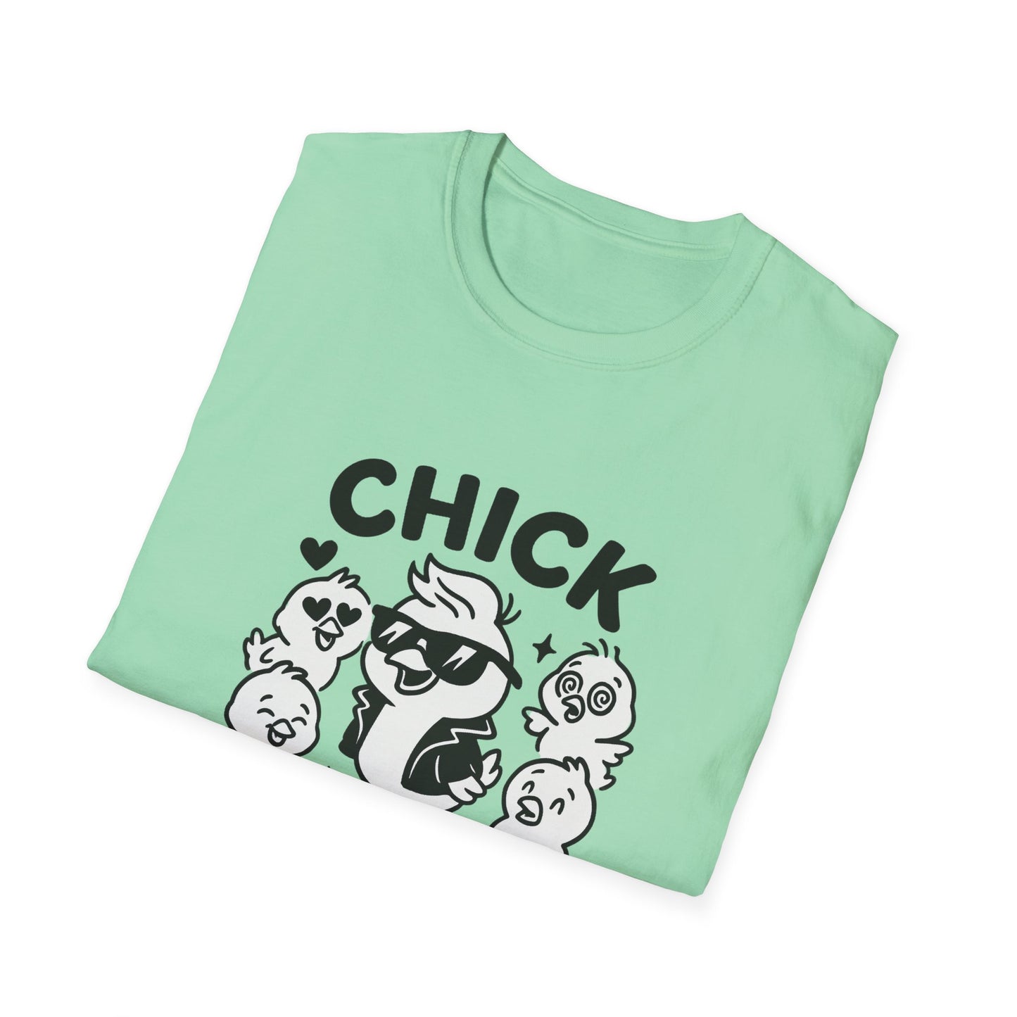 Chick T-Shirt - 'Chick Magnet' Softstyle Tee