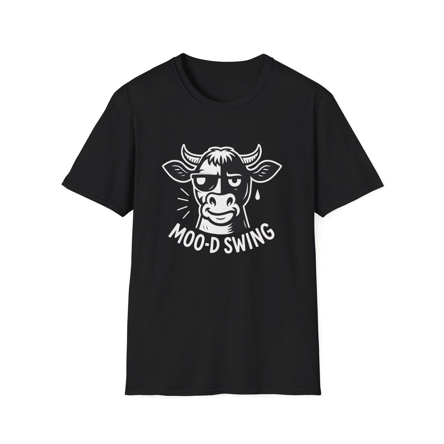 Cow T-Shirt - 'Moo-D Swing' Softstyle Tee