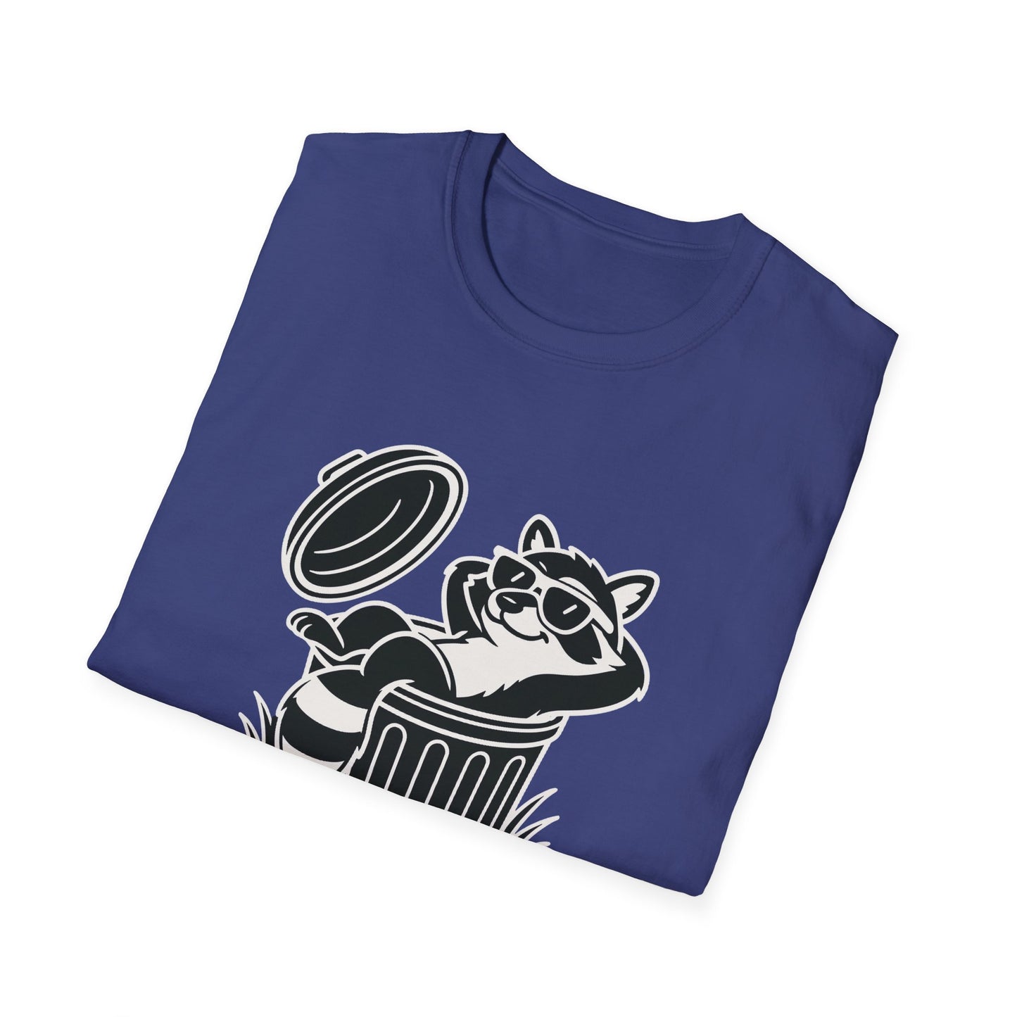 Racoon T-Shirt - 'Don't Trash My Vibe' Softstyle Tee