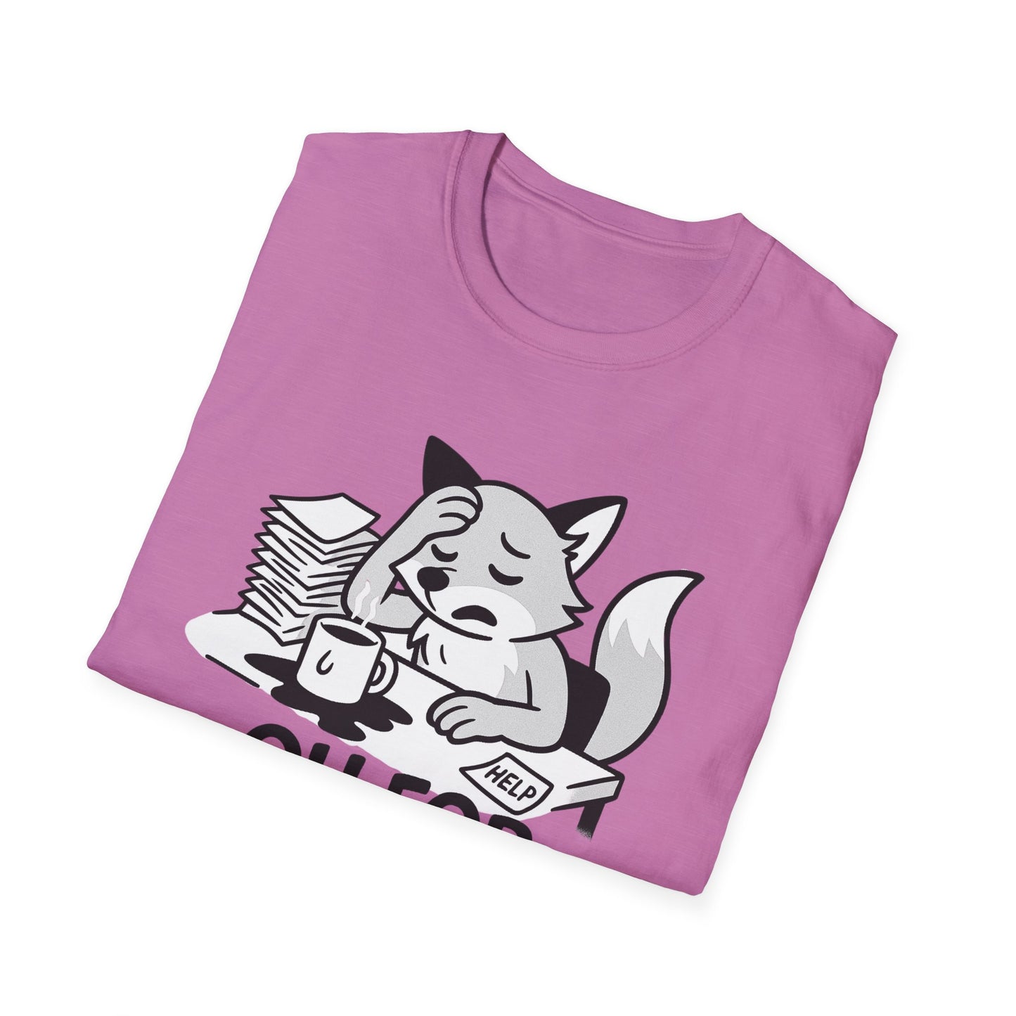 Fox T-Shirt - 'Oh For Fox Sake' Softstyle Tee