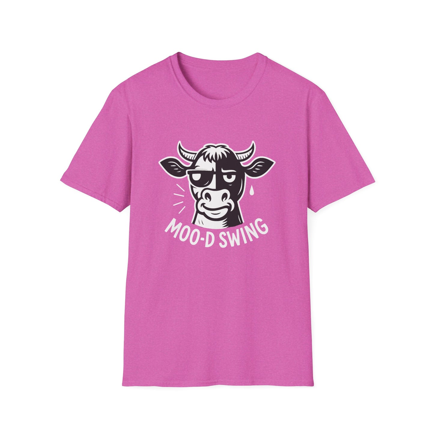Cow T-Shirt - 'Moo-D Swing' Softstyle Tee